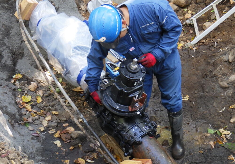 令和５年度施工 高区配水管布設替工事（発注者：紋別市）