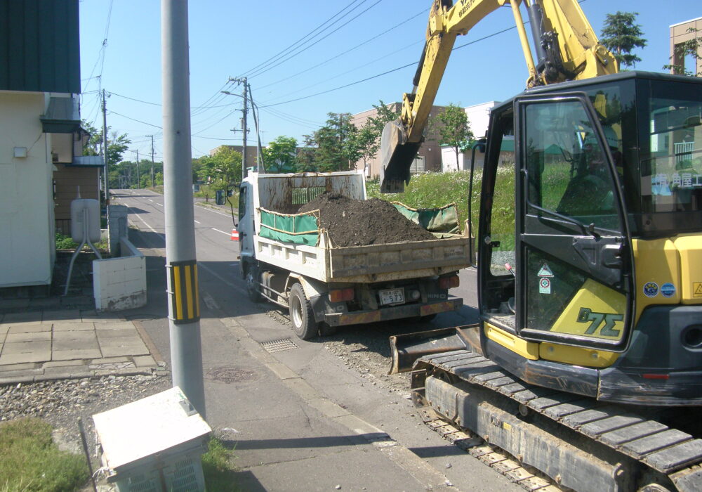 令和５年度施工 市道緑花園線配水管布設替工事（発注者：紋別市）